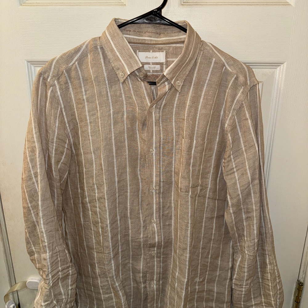 Porter & Ash mens Linen shirt.
